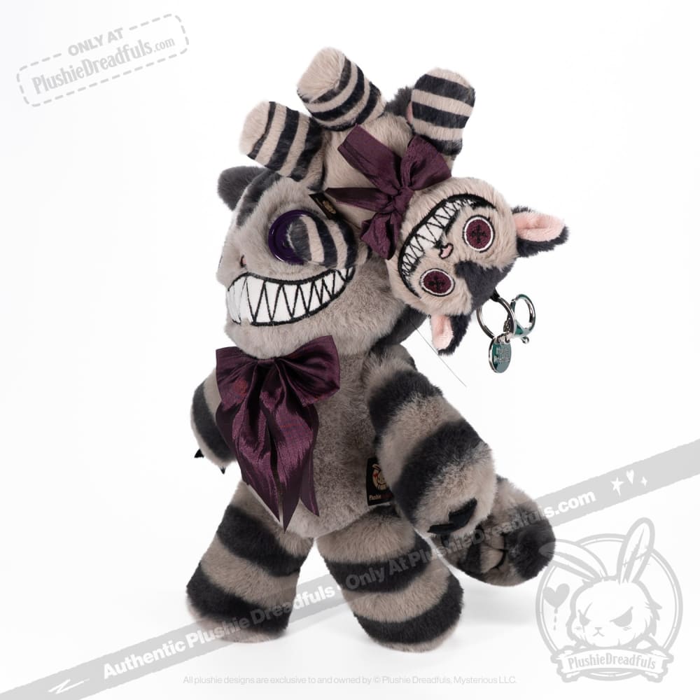 Victorian McGee's Alice in Wonderland Cheshire Cat Plush Keychain - Cute Collectible Accessory for Disney Fans, Gifts & Backpack Decor