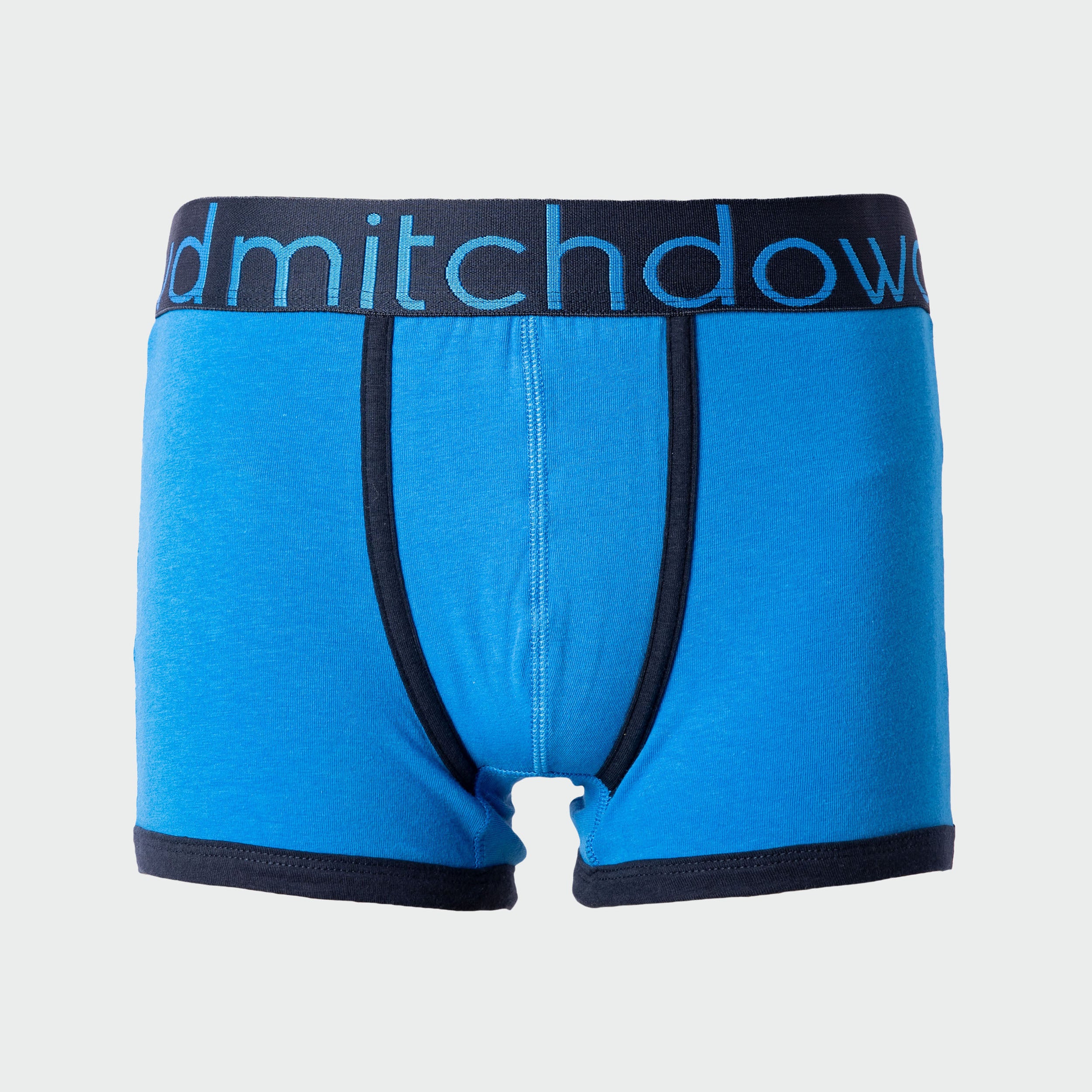 Boys' Plain Cotton Trunk Underwear - Soft Breathable Comfortable Briefs for Kids (Blue) | Perfect for School, Sports & Everyday Wear