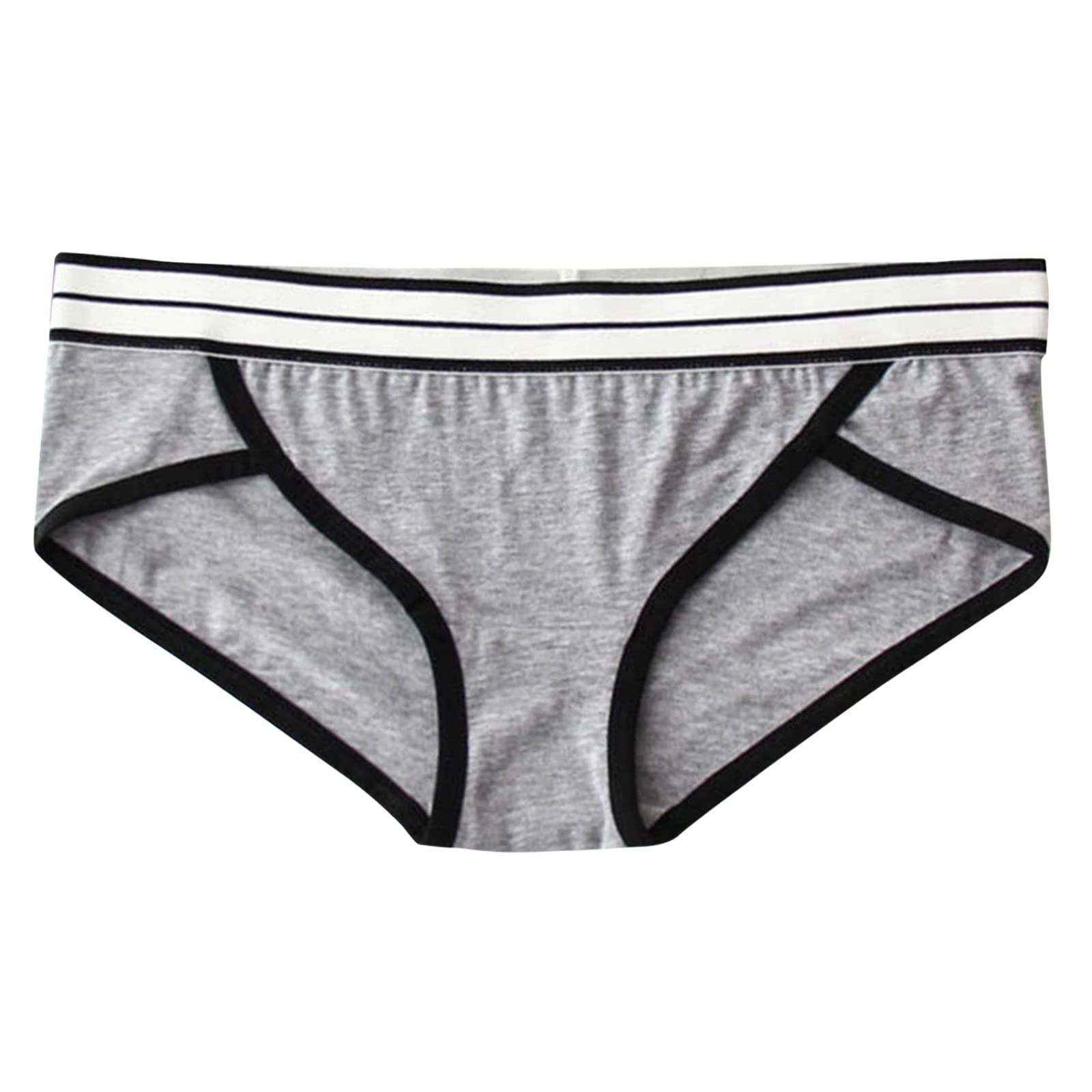 Women's Comfortable Cotton Bikini Underwear - Breathable Sports Briefs with Wide Hip Hem for Yoga, Gym & Daily Wear