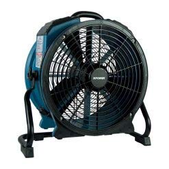 XPOWER X-47ATR 1/3 HP High-Power Axial Air Mover Fan with Variable Speed Control & 3-Hour Timer - Blue (6 Pack) - Ideal for Water Damage Restoration, Floor Drying, and Industrial Ventilation