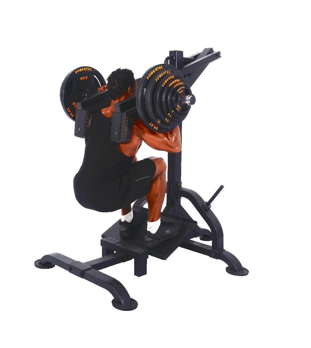 Powertec LeverGym Squat & Calf Machine - Heavy Duty Home Gym Equipment for Leg Workouts & Strength Training | Perfect for Home Fitness, Garage Gyms & Personal Training Studios