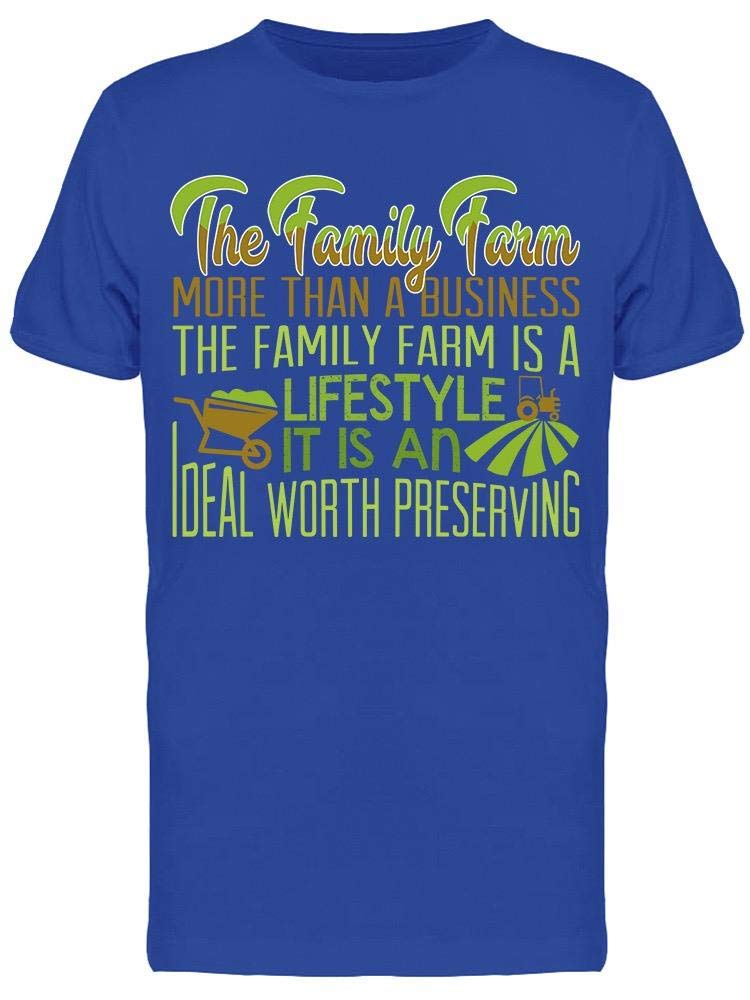 Family Farm Graphic T-Shirt for Men - Comfortable Cotton Tee for Casual Wear, Outdoor Activities & Everyday Style