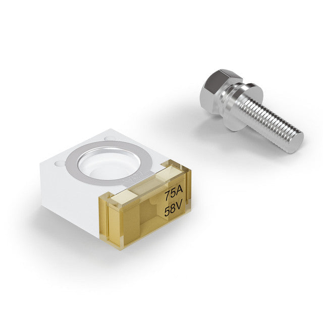 Renogy MRBF Terminal Fuses - 100A 32V Marine Rated Battery Fuse with Waterproof Cover for Boat, RV, Solar Power System - Perfect for Marine, Automotive, and Off-Grid Applications