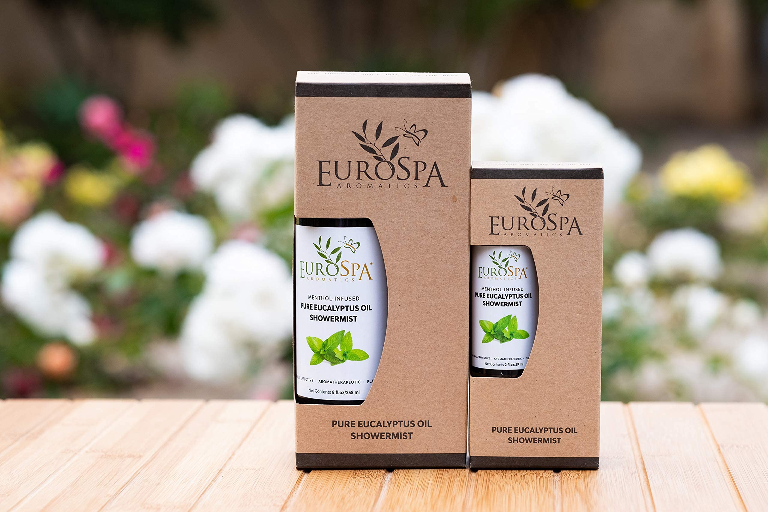Pure Eucalyptus Essential Oil for Aromatherapy - Natural Menthol Infused Shower Mist & Steam Room Spray - Premium Therapeutic Grade - 8oz (2 Pack) - Perfect for Relaxation, Spa, Yoga & Home Diffuser