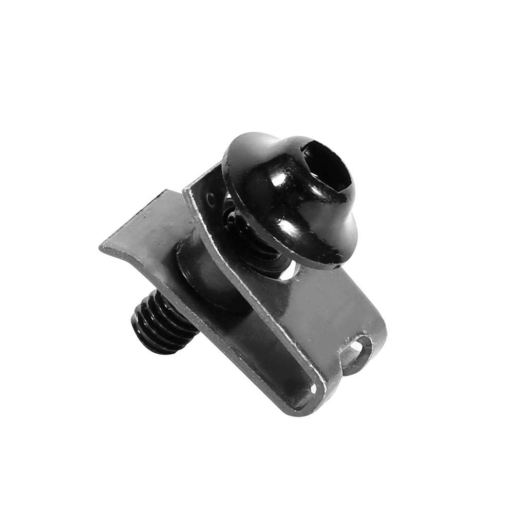 M5 Motorcycle Fairing Bolt Kit - 10Pcs Black Fasteners for Bike Body Panels