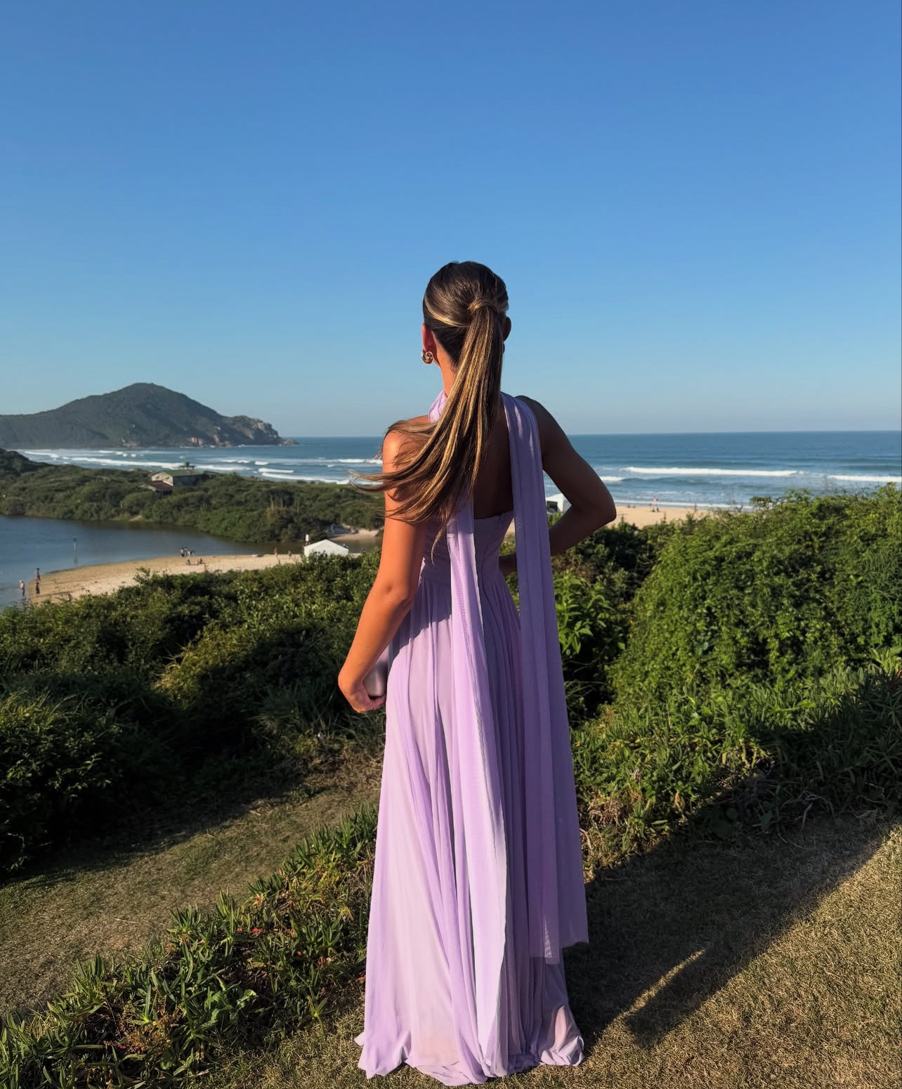 Elegant A-Line Purple Chiffon Strapless Prom Dress for Wedding Guest - J6945 | Perfect for Formal Events, Evening Parties & Special Occasions