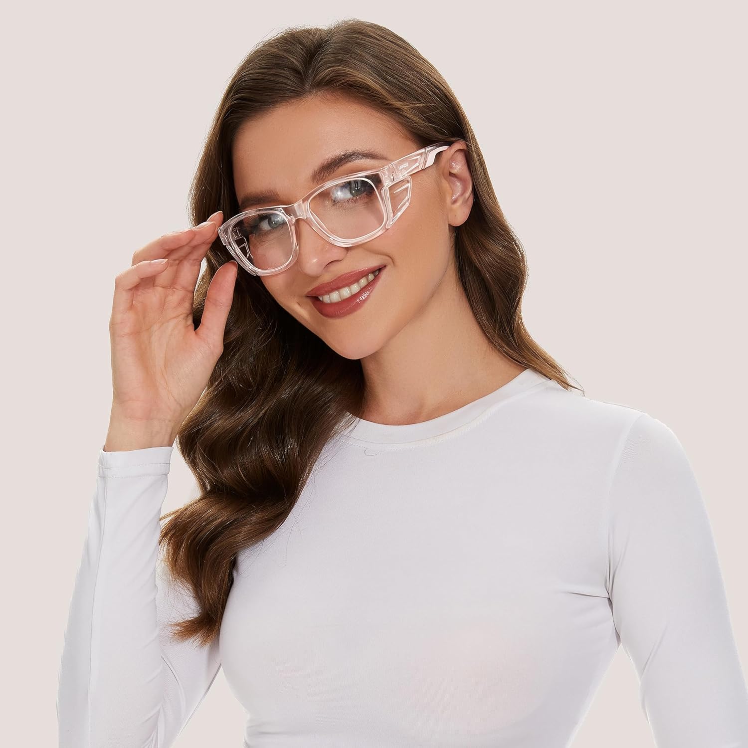 EYESafety Prescription Safety Glasses with Clear Side Shields - ANSI Z87.1 Certified for Work, Lab & DIY Projects | Anti-Scratch & UV Protection