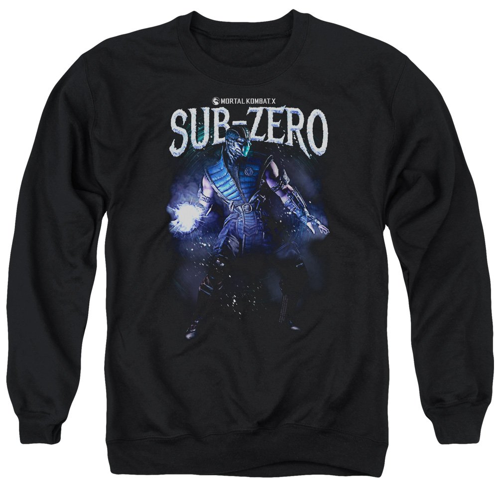 Mortal Kombat Sub-Zero Graphic Sweater for Men - Cool Video Game Inspired Pullover for Gamers & Fans - Perfect for Gaming Events, Cosplay & Winter Wear