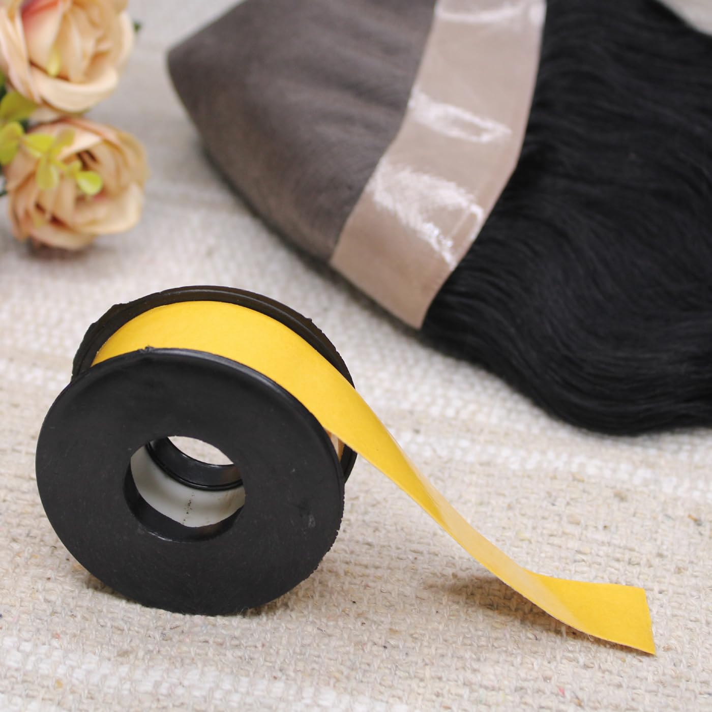 BOXO Double Sided Invisible Front Lace Tape for Hair Patch & Toupee - Strong Hold Wig Adhesive for Men & Women - Perfect for Daily Wear, Cosplay & Special Occasions