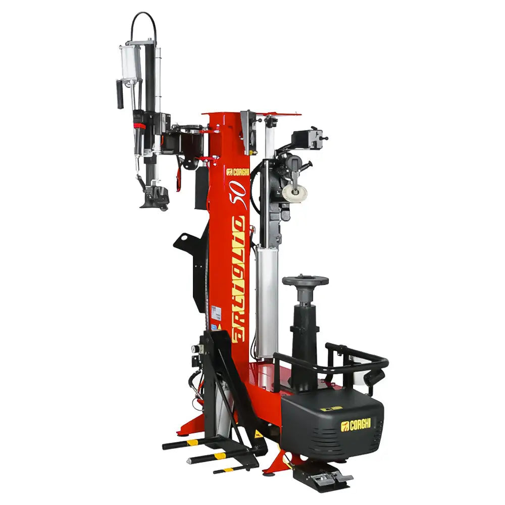 Corghi AM50 Artiglio Professional Tire Changer with Pneumatic Locking Swing Arm - Heavy Duty Wheel Changer for Auto Shops & Tire Service Centers - Perfect for Car, Truck & Motorcycle Tire Replacement