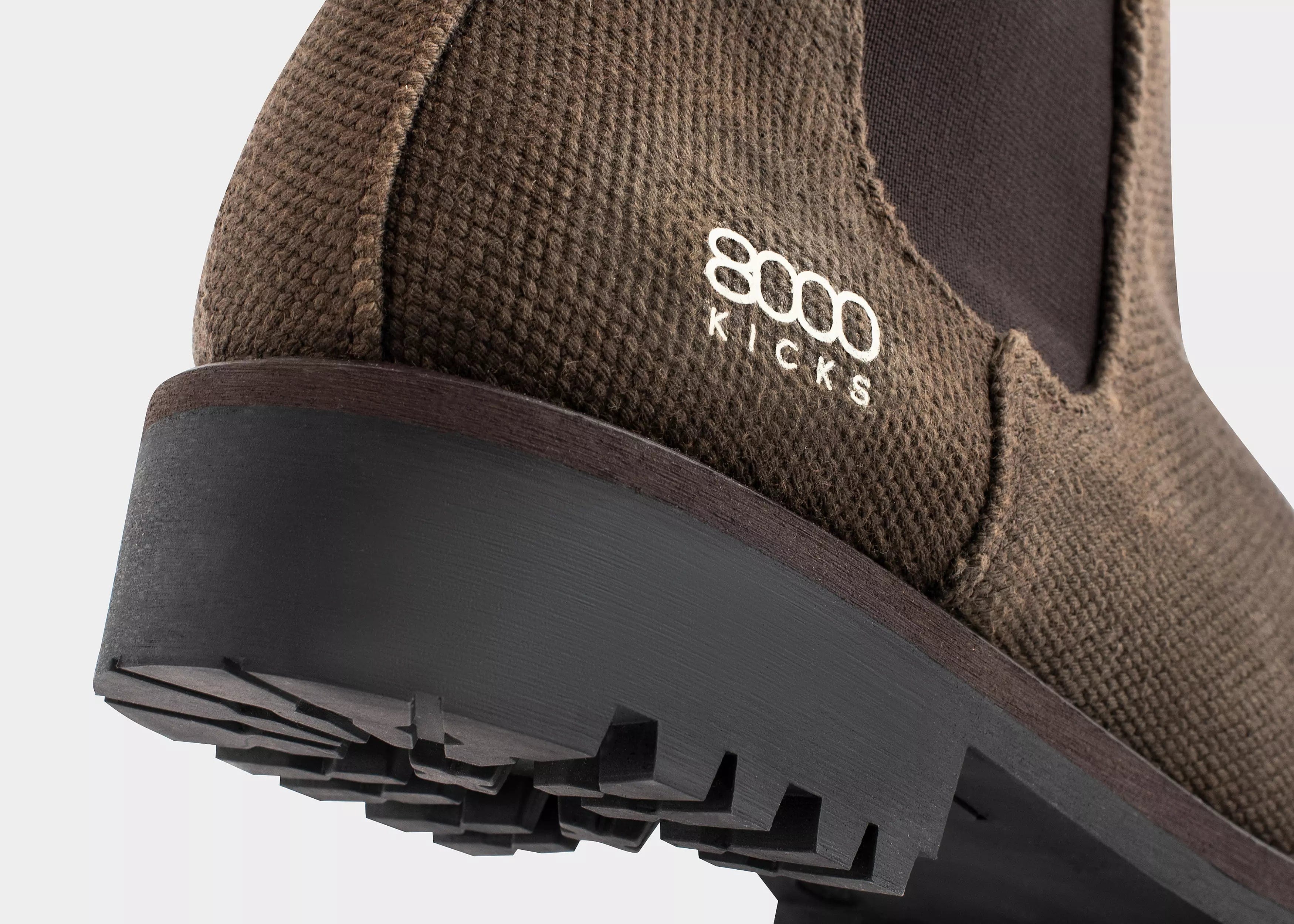 Men's Vegan Hemp Chelsea Boots - Dark Brown Eco-Friendly Shoes | Comfortable & Stylish for Casual Wear, Work & Outdoor Activities