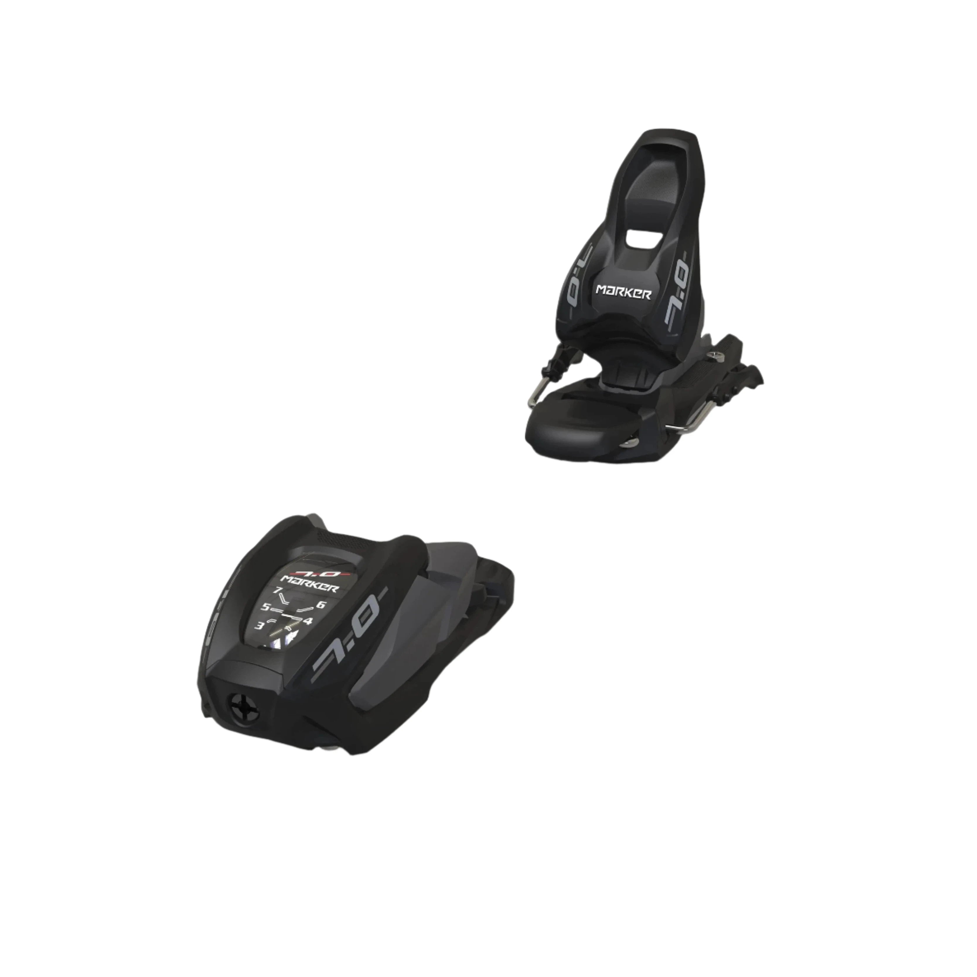 Marker 7.0 Ski Bindings 2026 - Premium Alpine Snowboard Bindings for Men & Women - Perfect for Downhill Skiing and Freeride Adventures