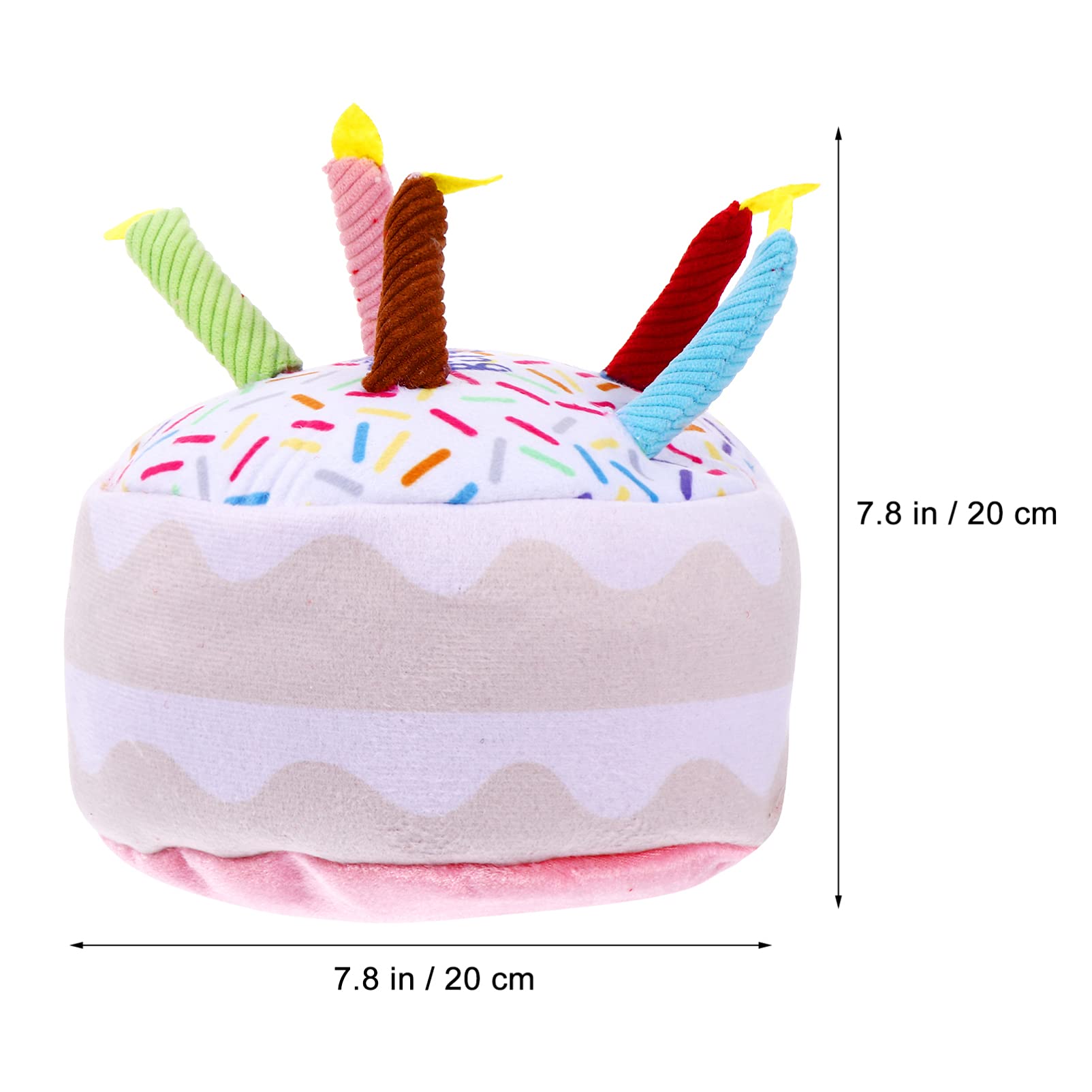 POPETPOP Pet Birthday Toy - Plush Puppy Chew Toy & Snuffle Pad for Dogs, Interactive Dog Treats & Grinding Toy, Perfect Gift for Puppy Playtime, Training, and Birthday Celebrations