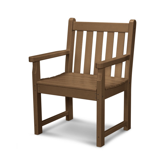 POLYWOOD Traditional Garden Arm Chair - Durable Outdoor Furniture for Patio, Deck, and Backyard Relaxation