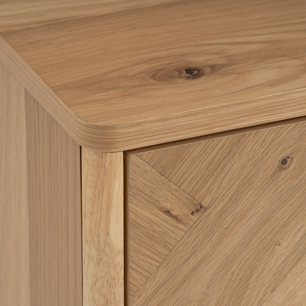 LOFTUS 180cm Oak Sideboard Buffet Cabinet - Stylish Storage for Dining Room, Living Room & Entryway