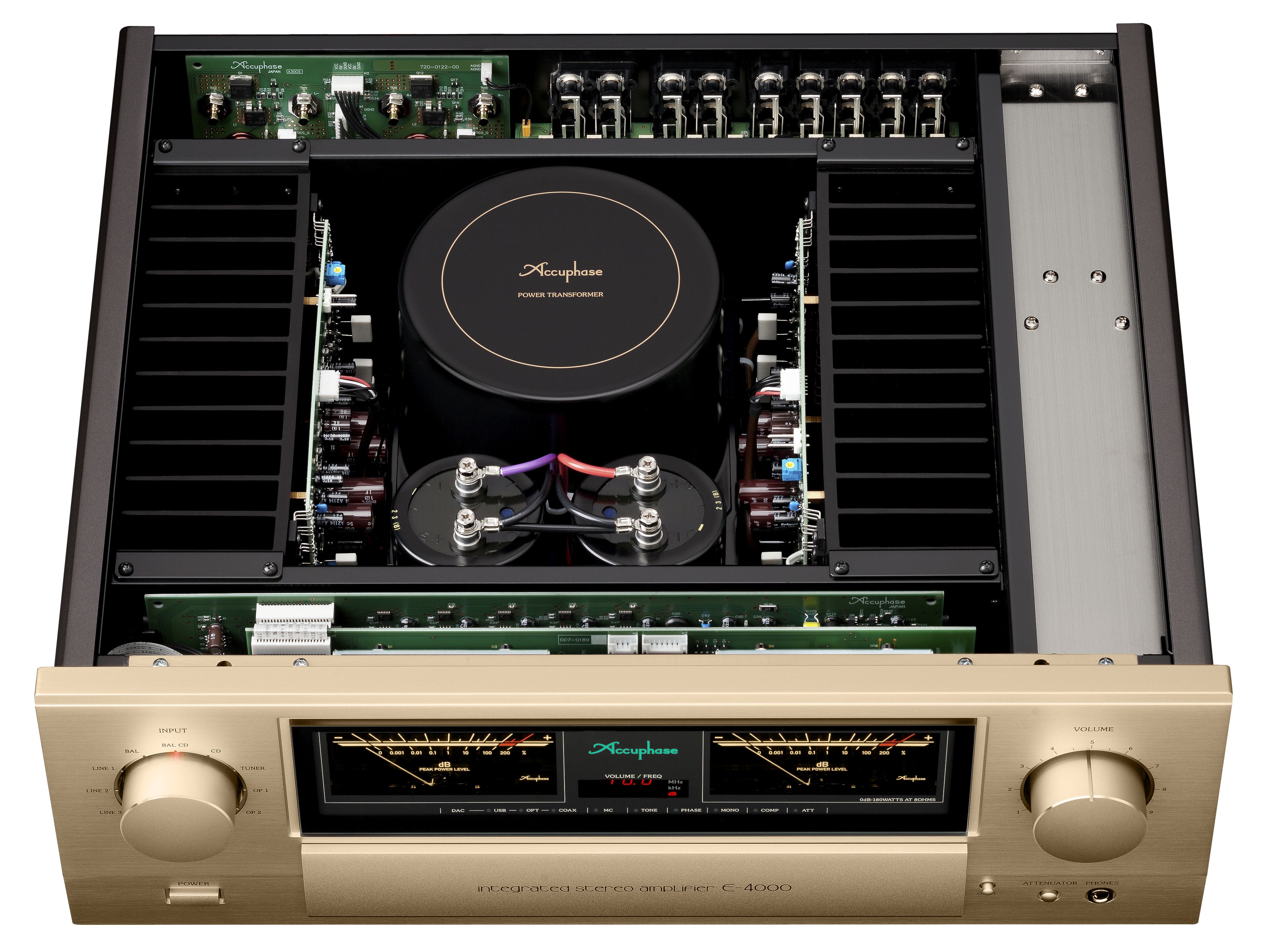 Accuphase E-4000 Class AB Integrated Stereo Amplifier - High-End Audio System for Home Theater & Music Listening