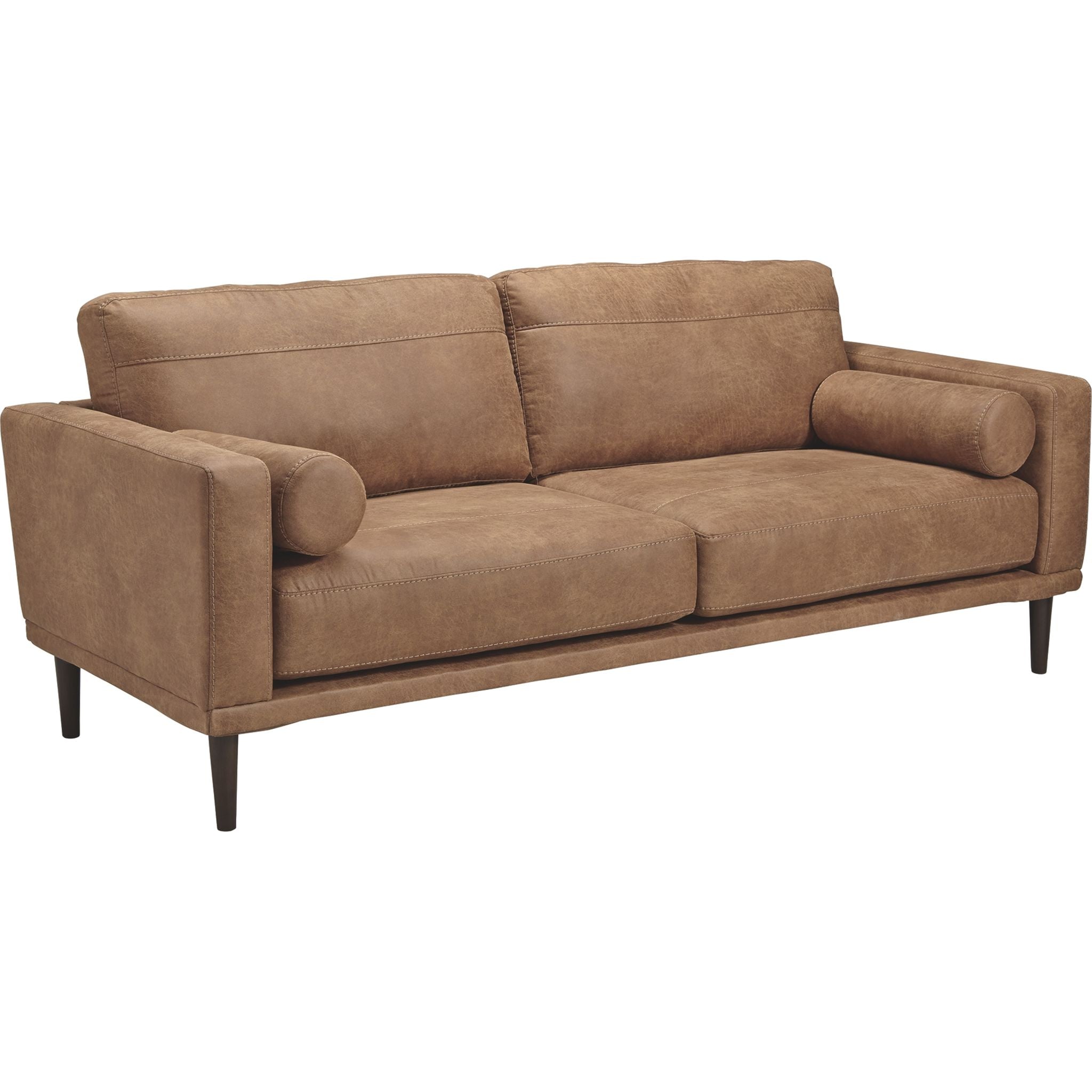 Arroyo Sofa in Caramel - Modern Comfortable Sectional Couch for Living Room, Lounge & Family Room