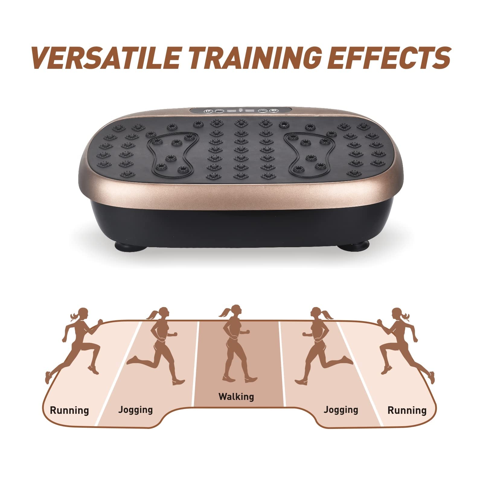 EILISON Atom Vibration Plate Exercise Machine - Full Body Workout Platform for Weight Loss & Lymphatic Drainage - Home Fitness Equipment with Acupressure Mat & Resistance Bands (300lbs Capacity) - Perfect for Home Gym, Physical Therapy & Muscle Recovery