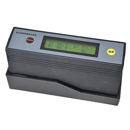 ETB-0833 Professional Gloss Meter Tester with Self-Calibration - Measures 20˚, 60˚, 85˚ Angles (0-200G Range) - Paint, Automotive, Plastic & Metal Surface Gloss Measurement - Ideal for Quality Control in Manufacturing & Laboratories
