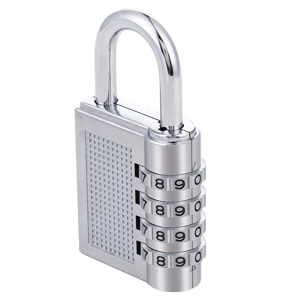 4-Digit Combination Padlock - Tiny Cute Handbag-Shaped PIN Safe Lock (Color May Vary) | Perfect for School Lockers, Gym Bags, Luggage & Travel Security