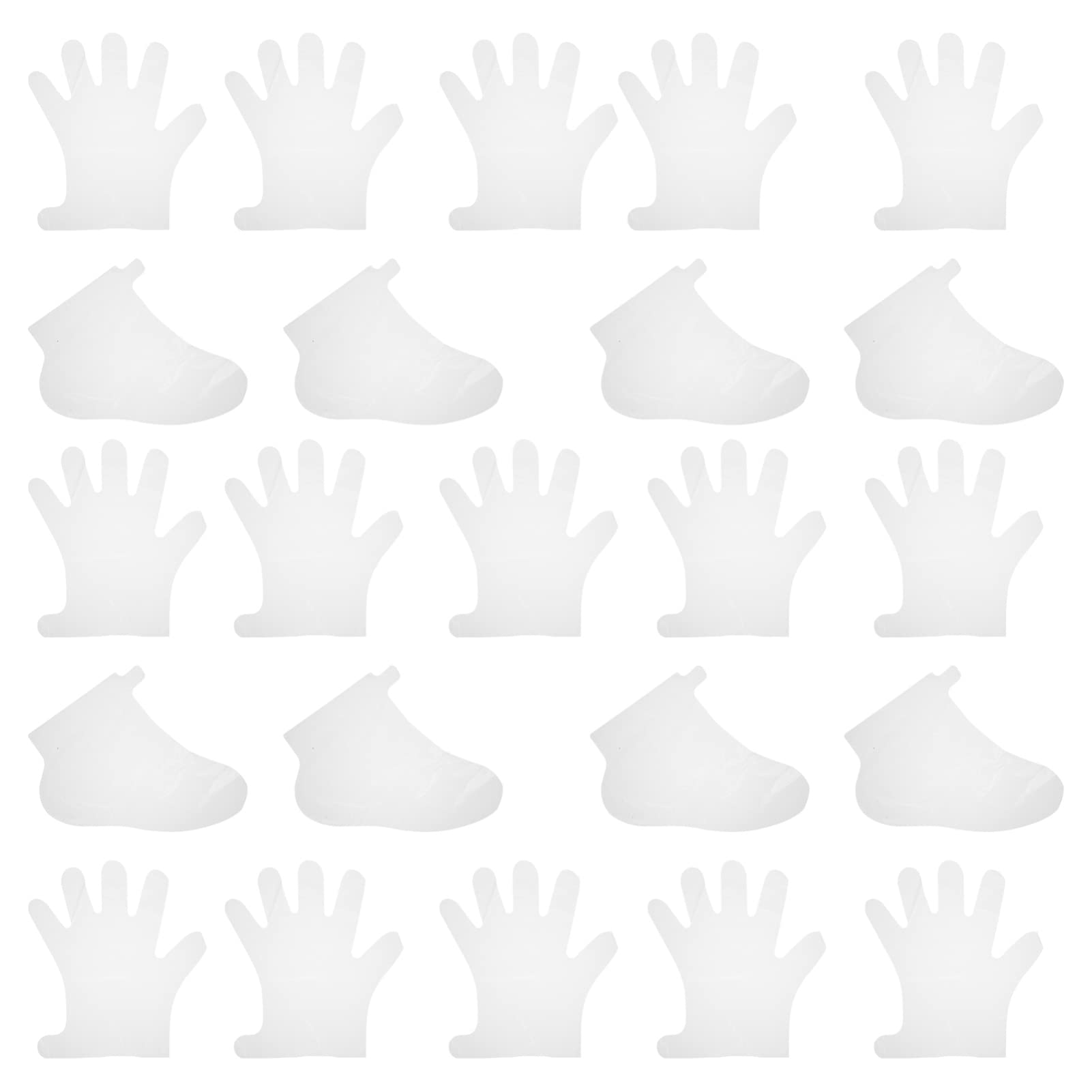 Disposable Paraffin Wax Bath Gloves & Booties - 1 Set Spa Hand & Foot Liners for Pedicure & Manicure | Soft & Hygienic Wax Bags for Women & Men | Perfect for Home Spa, Salon Treatments & Relaxation Therapy