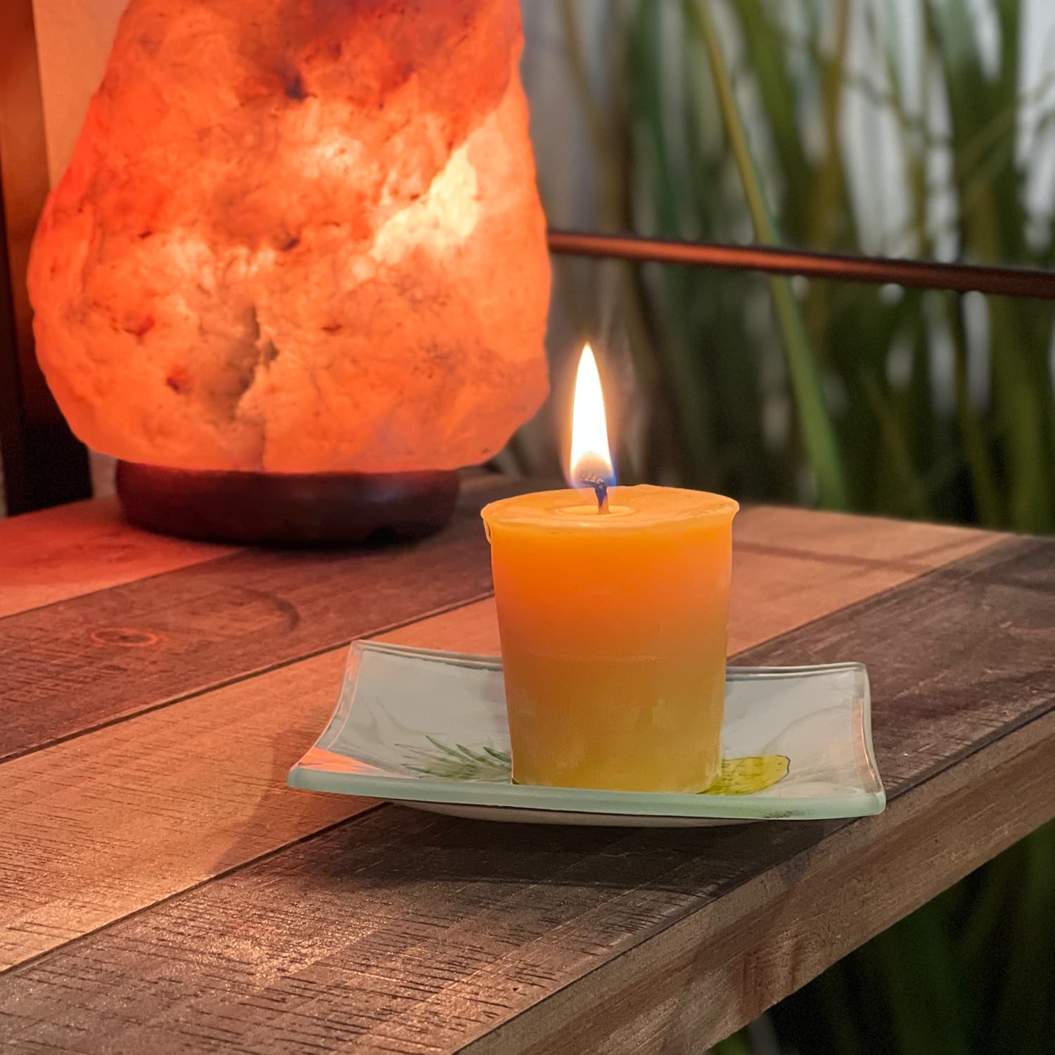 4 Pack Pure Beeswax Votive Candles - 100% Natural Unscented with Light Honey Aroma - 15 Hour Burn Time - Eco-Friendly for Home Decor, Wedding Centerpieces & Relaxation