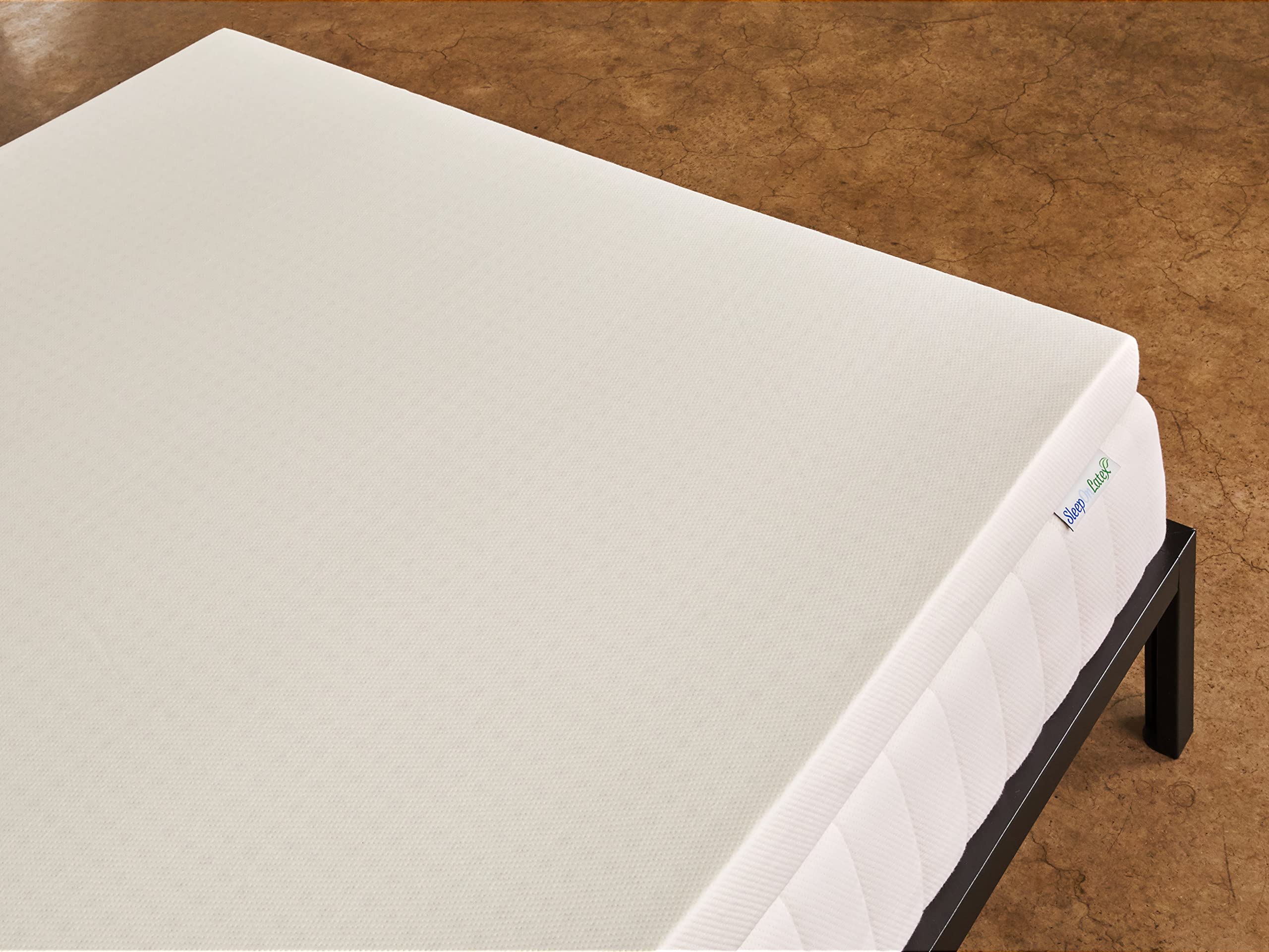 Organic Latex Mattress Topper Queen Size - 2 Inch Soft GOLS Certified - Pure Green Natural Latex with Luxury Cover for Back Pain Relief & Pressure Relief - Perfect for Side Sleepers, Couples & Hot Sleepers