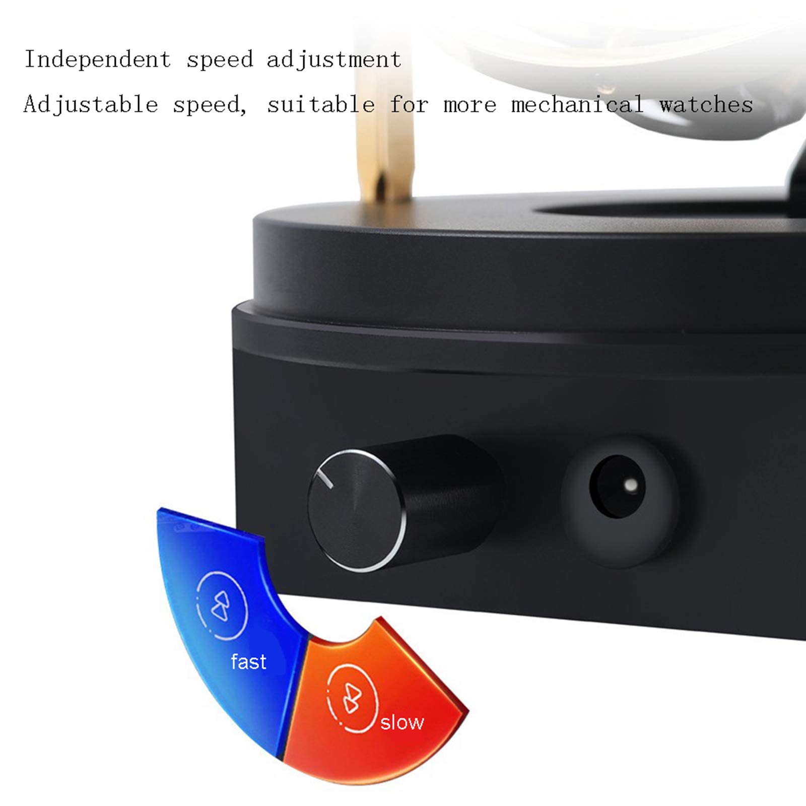 Automatic Watch Winder - Single Watch Winder Case with Quiet Motor, Battery or AC Powered, Dust-Proof Storage Box | Perfect for Watch Collectors & Luxury Timepiece Maintenance at Home or Office