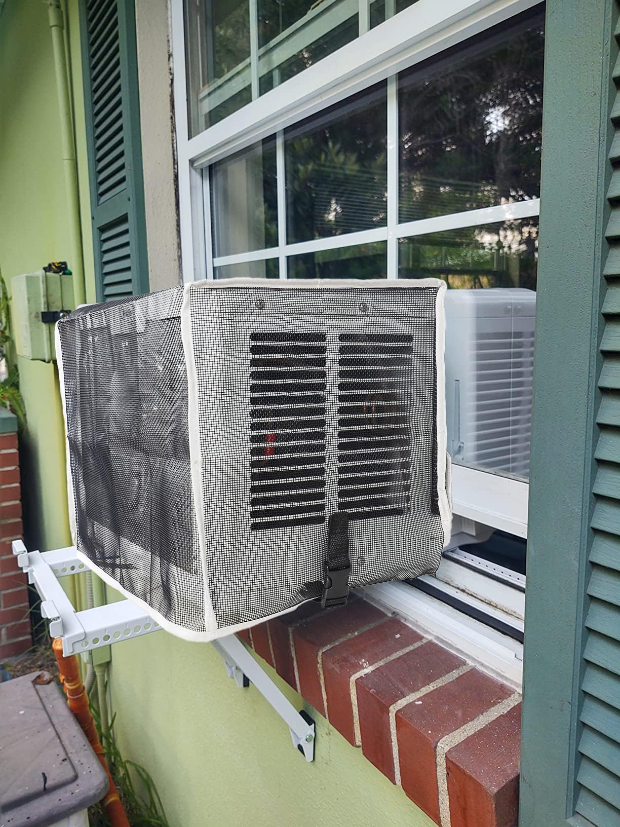 Midea U-Shaped Air Conditioner Bug Screen - Durable Mesh Cover to Prevent Leaves, Insects & Small Animals - Perfect for Home, Office & Outdoor Use