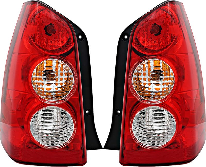 2005-2006 Mazda Tribute Replacement Tail Lights Set - Driver & Passenger Side - Perfect for Night Driving & Enhanced Vehicle Safety