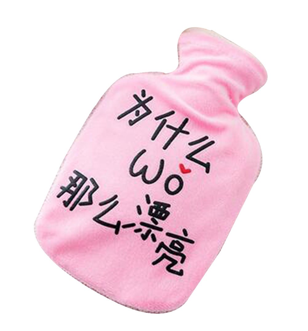 Premium Hot Water Bottle - Soft Plush Rubber Warm Water Bag for Pain Relief & Comfort - Perfect for Cold Nights, Menstrual Cramps & Winter Warmth