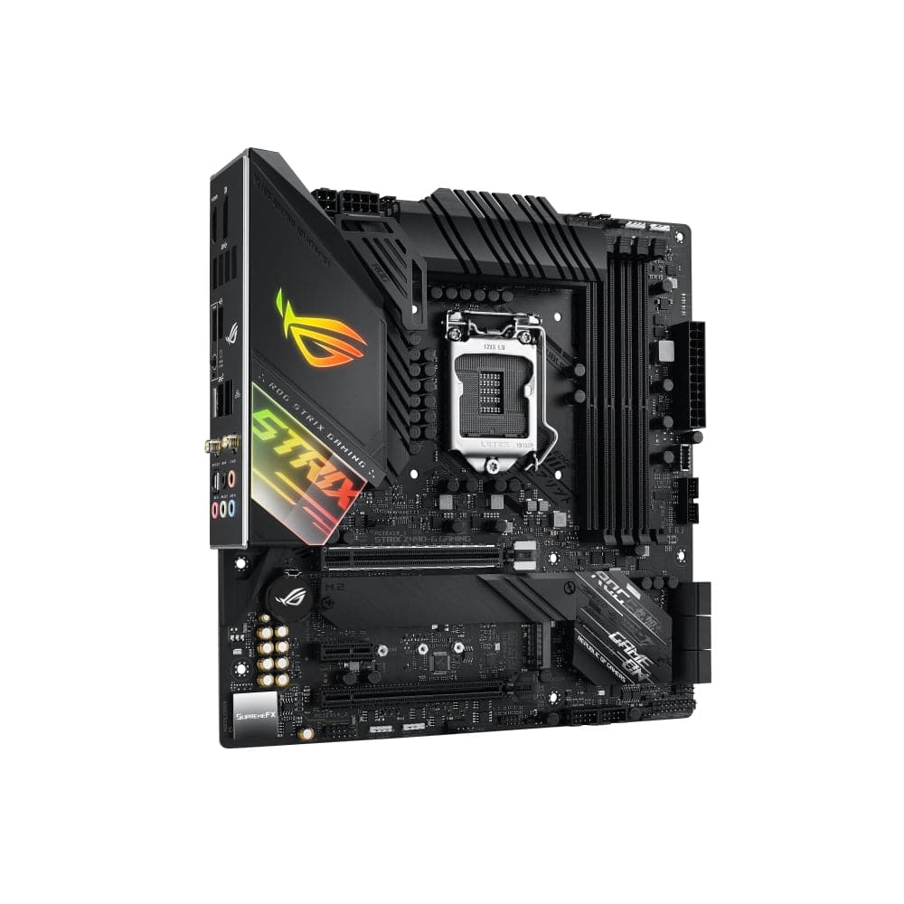 ASUS ROG STRIX Z490-G Gaming Motherboard (Wi-Fi 6) - Intel LGA 1200 Socket, ATX Form Factor, PCIe 4.0, DDR4 5000MHz - Perfect for High-Performance Gaming PCs and Streaming Setups