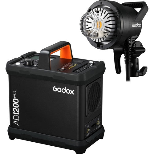 Godox AD1200 Pro Battery Powered Flash System - Powerful 1200Ws Strobe Light for Outdoor & Studio Photography, Portrait & Fashion Shoots