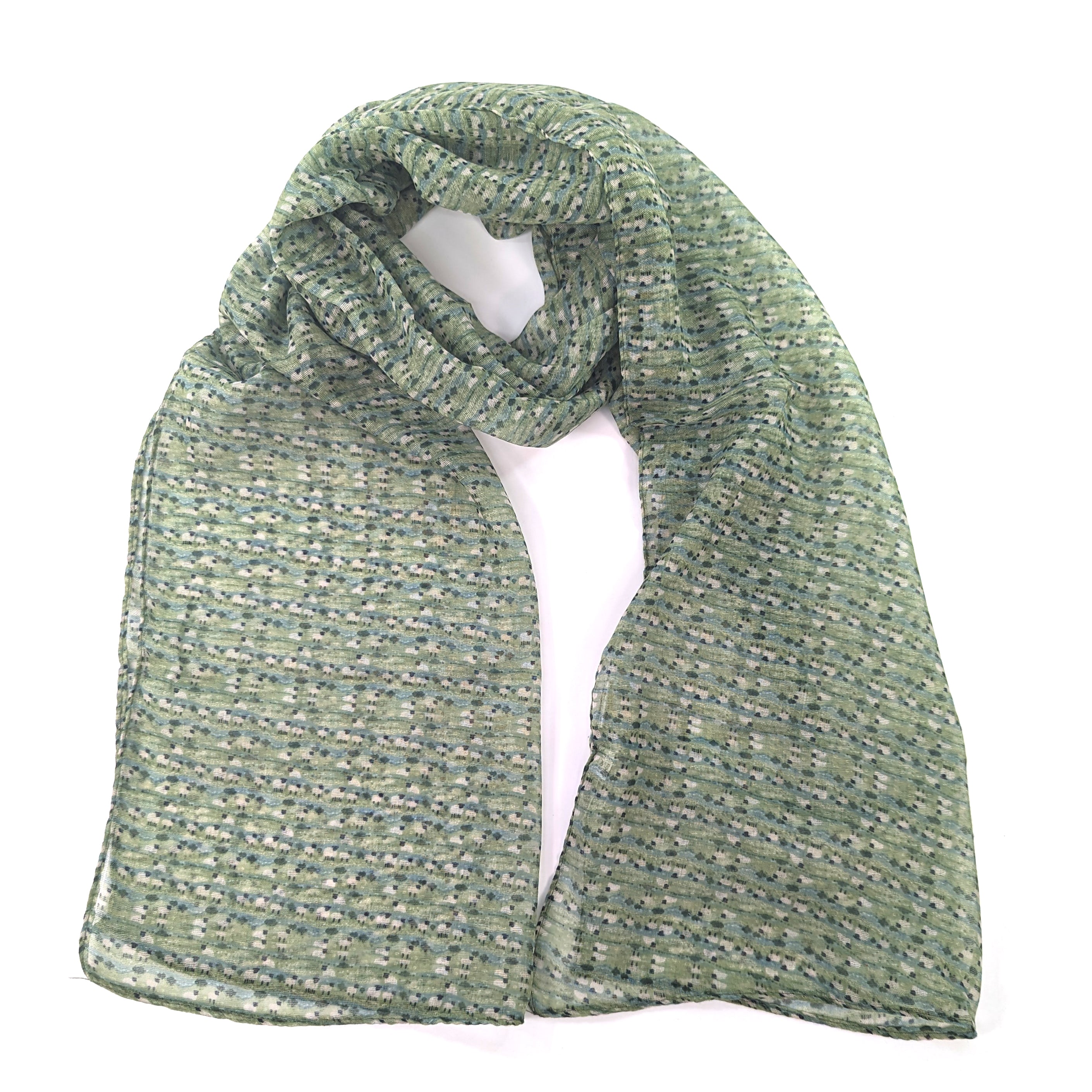 Exclusive Meadow of Sheep Scarf - Soft Wool Winter Wrap for Women & Men | Perfect for Cold Weather, Outdoor Activities & Fashion Accessories