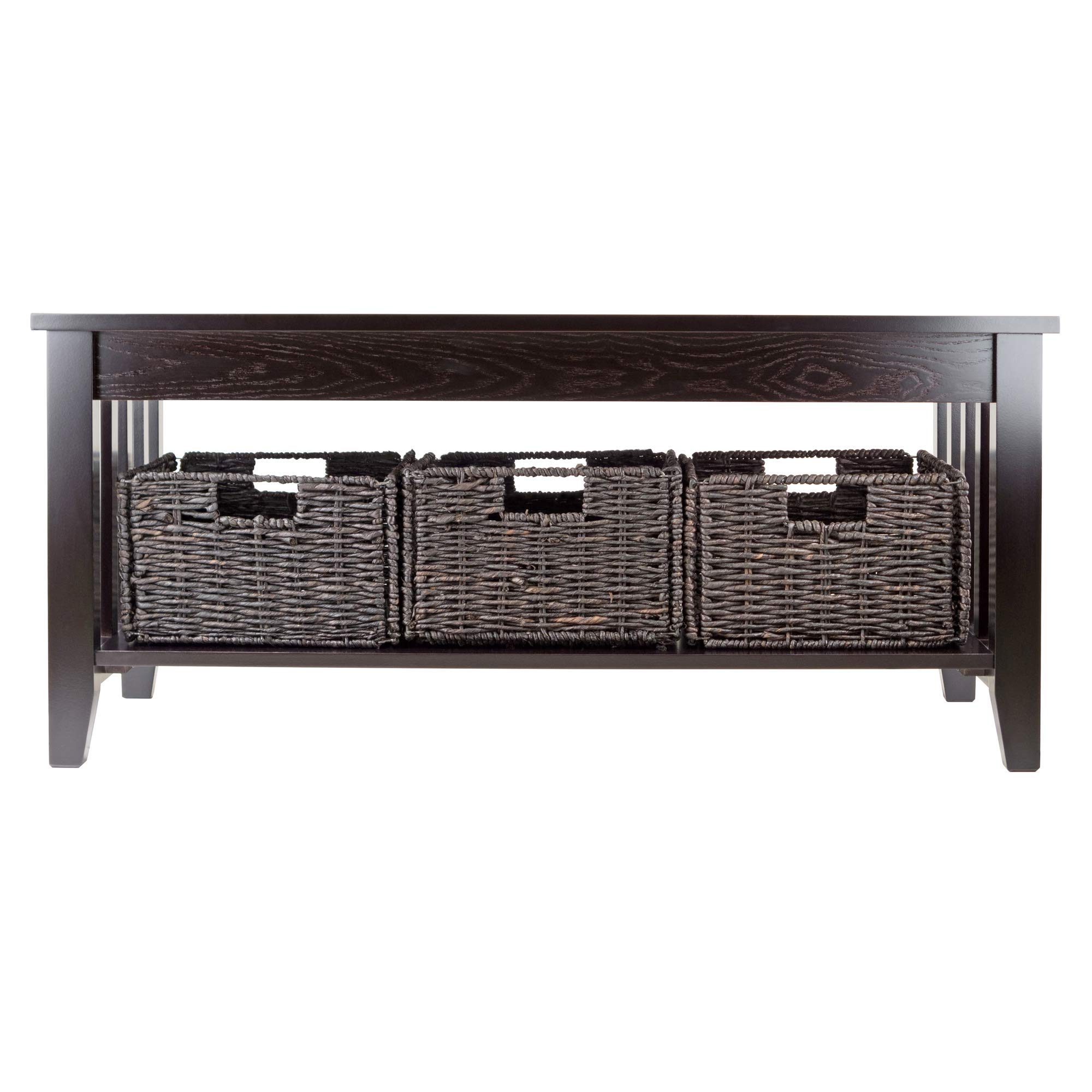 Winsome Morris Espresso Accent Table - Small Side Table for Living Room, Bedroom, Office - Perfect for Coffee, Books, and Decor
