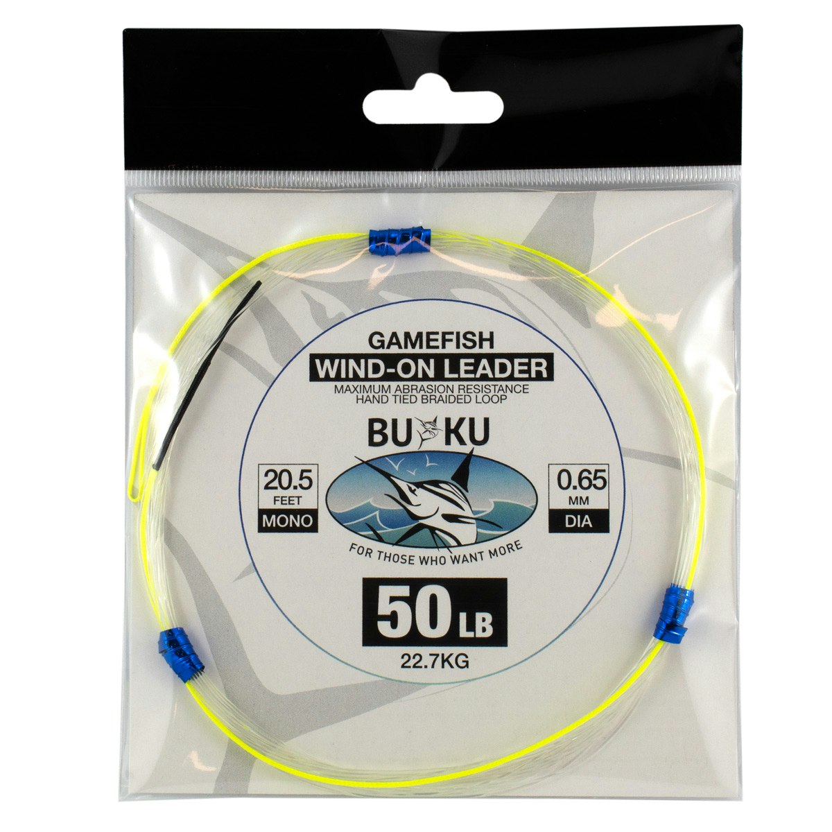 IGFA Approved Mono Wind-On Fishing Leader - Premium Saltwater & Freshwater Fishing Line for Big Game Anglers - Perfect for Offshore Trolling, Deep Sea Fishing, and Sportfishing Adventures
