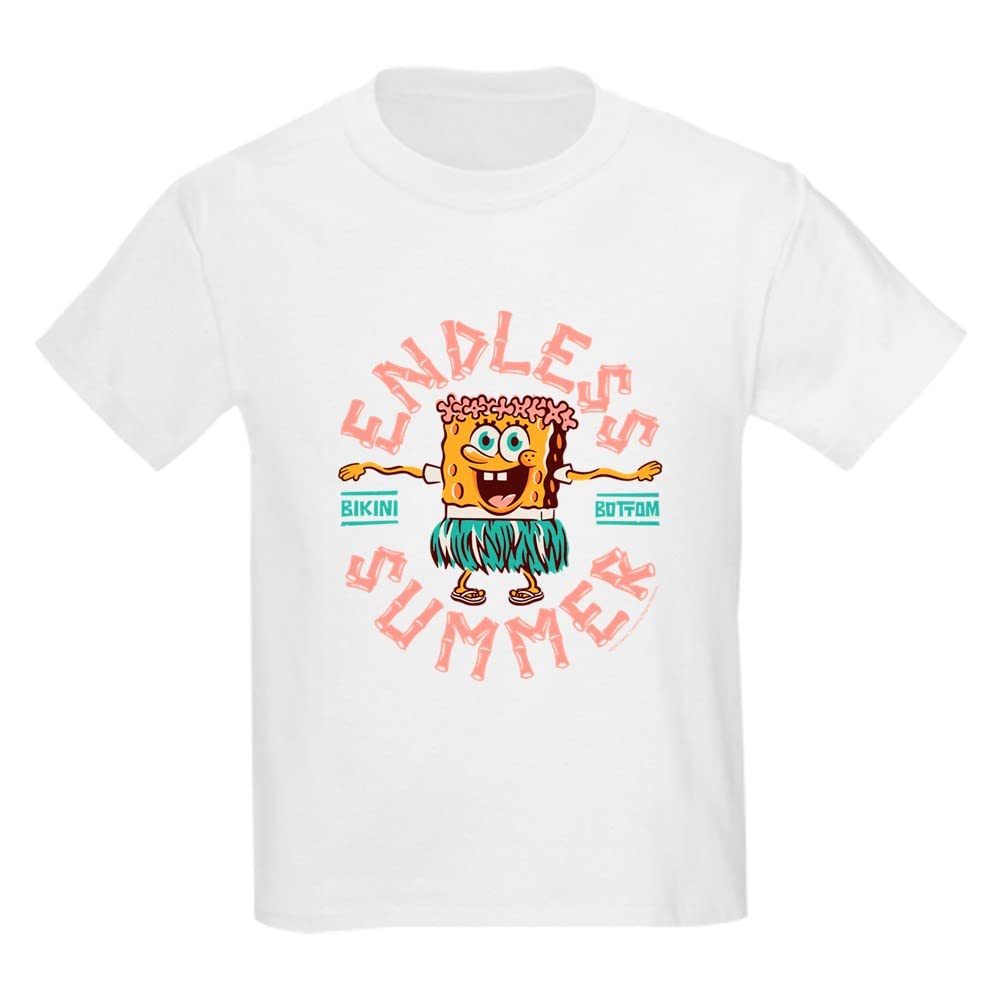 SpongeBob SquarePants Kids T-Shirt - Soft Cotton Summer Tee for Boys & Girls | Perfect for Beach Vacations, Pool Parties & Casual Wear