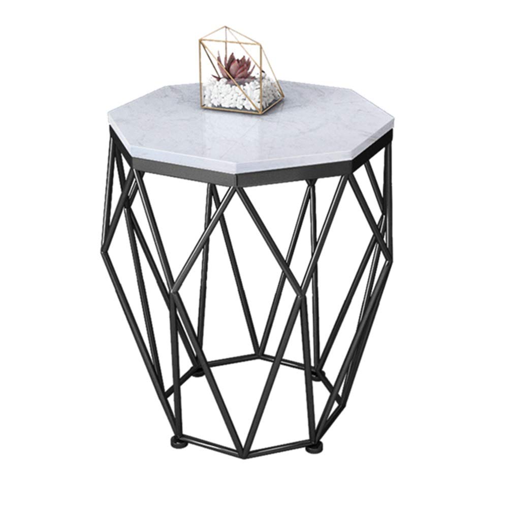 Nordic Marble Side Table - 18.5