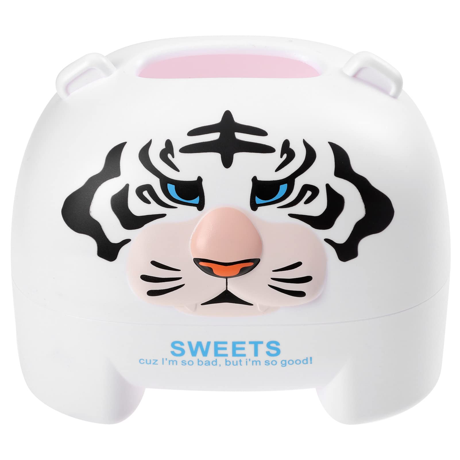 Cute Cartoon Plastic Tissue Box Cover - Decorative Napkin Holder for Bathroom & Desktop | DOITOOL Facial Tissue Dispenser | Perfect for Home, Office, and Bathroom Organization