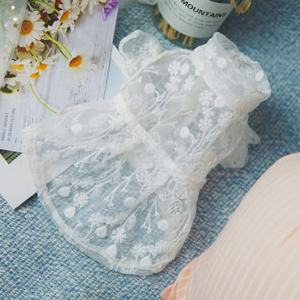 White XL Tulle Princess Dog Dress - Wedding & Party Costume for Small to Medium Dogs, Chihuahua Puppy Outfit | Perfect for Weddings, Birthday Parties & Photo Shoots
