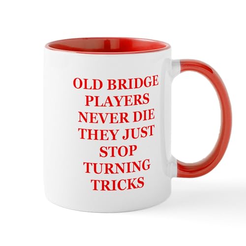 White/Red Inside - Duplicate Bridge Mug
