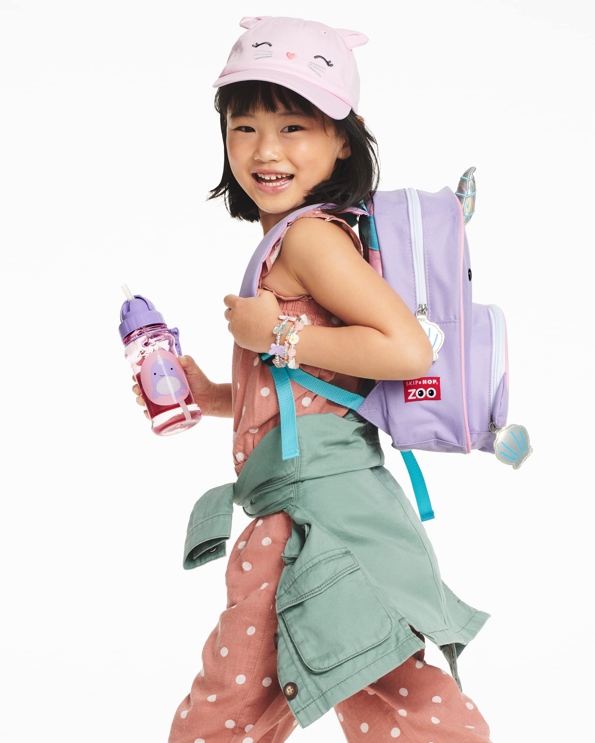 Skip Hop Zoo Little Kid Backpack - Cute Animal-Themed Backpack for Toddlers & Preschoolers - Perfect for School, Daycare, Travel & Outdoor Adventures
