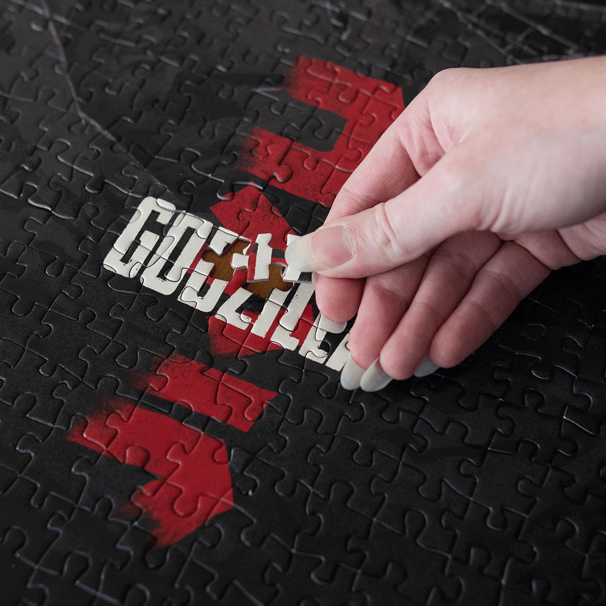 Godzilla 1000 Piece Jigsaw Puzzle for Adults - Challenging Monster Movie Puzzle Game for Family Night & Home Decor