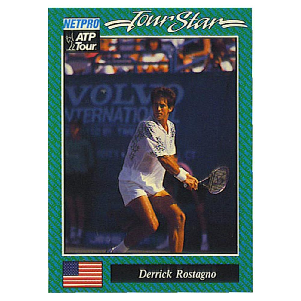 Derrick Rostagno 1992 Prototype Tennis Card - Rare Collectible for Tennis Fans & Sports Memorabilia Enthusiasts - Perfect for Display, Trading, and Gifting