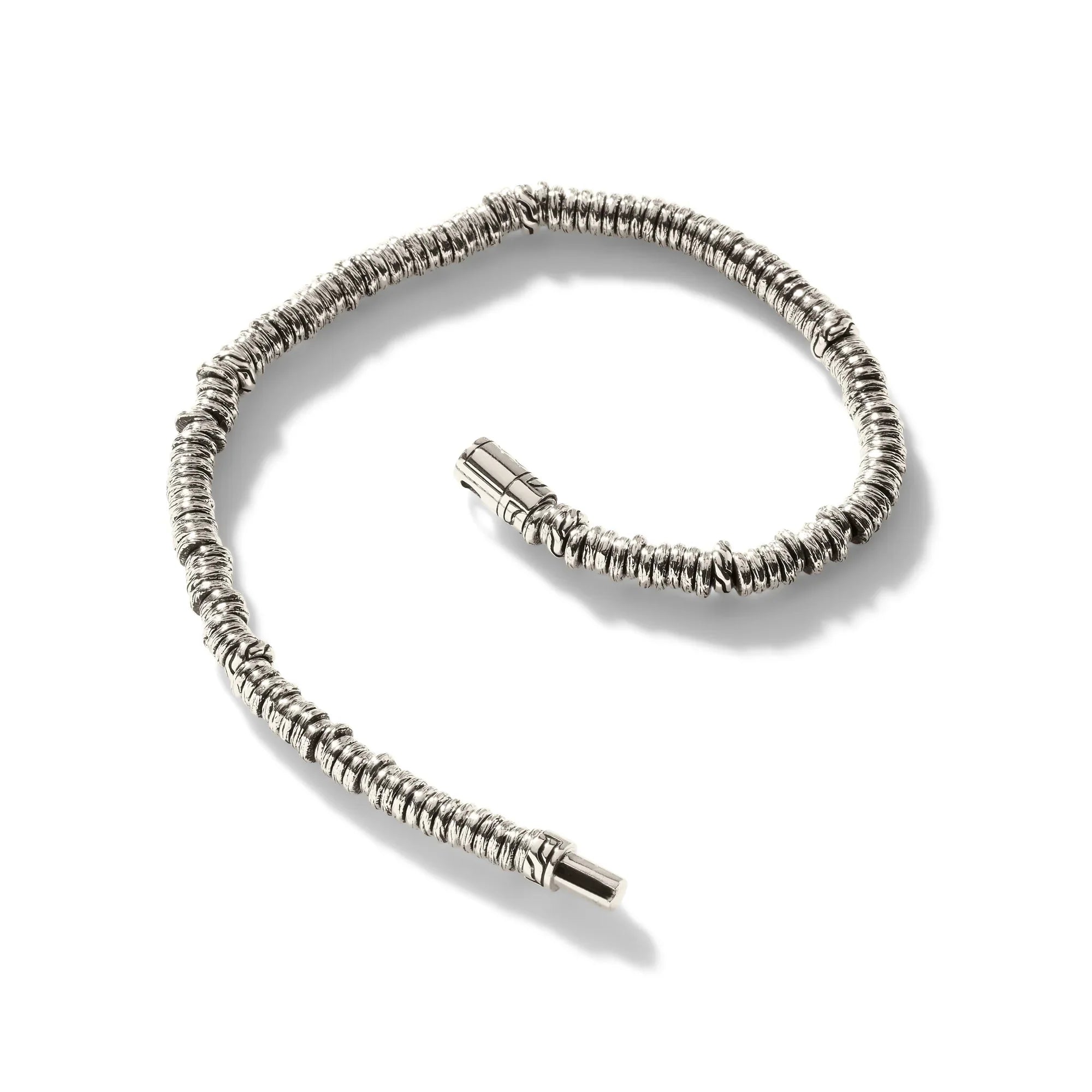 Sterling Silver Heishi Beaded Bracelet - Handmade Boho Jewelry for Women, Perfect for Everyday Wear, Gift Giving & Spiritual Healing