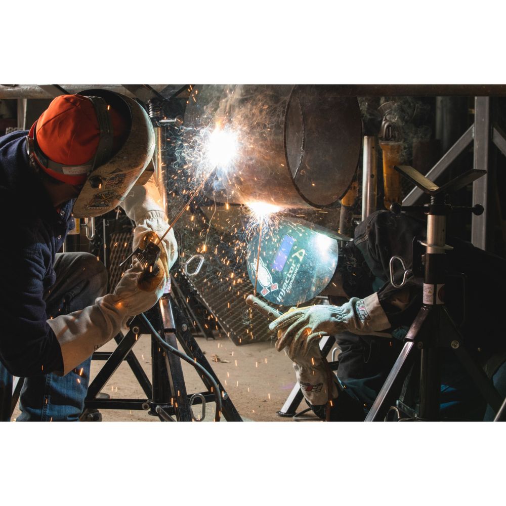 Premium ARC Stick Welding Gloves - 212 Performance ARCSGSA 00 010 - Heat & Spark Resistant, GSA Compliant (White) - Ideal for Industrial Welding, Metal Fabrication & DIY Projects