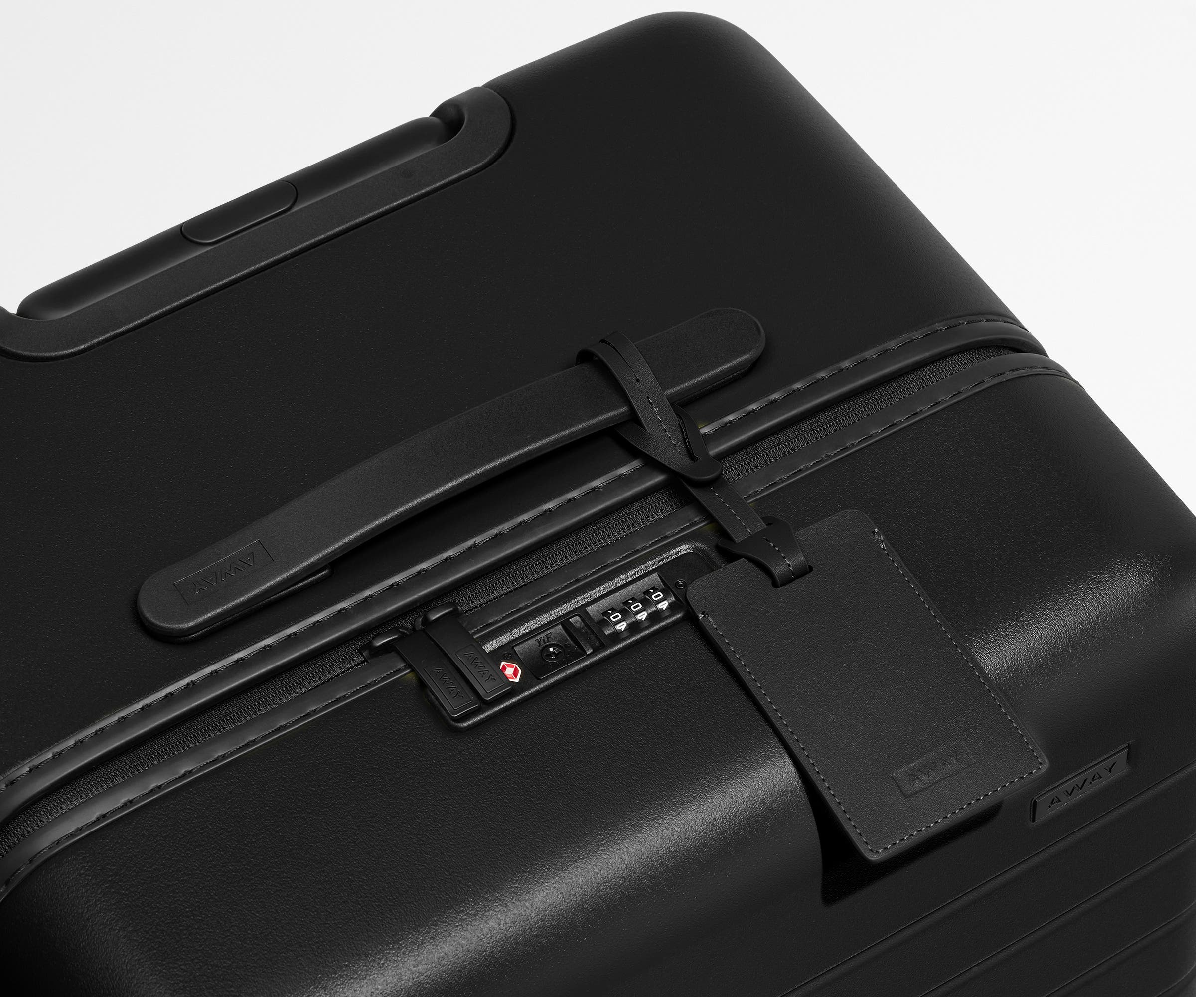 Jet Black Travel Trunk - Durable & Stylish Luggage for Air Travel, Road Trips & Adventure Vacations