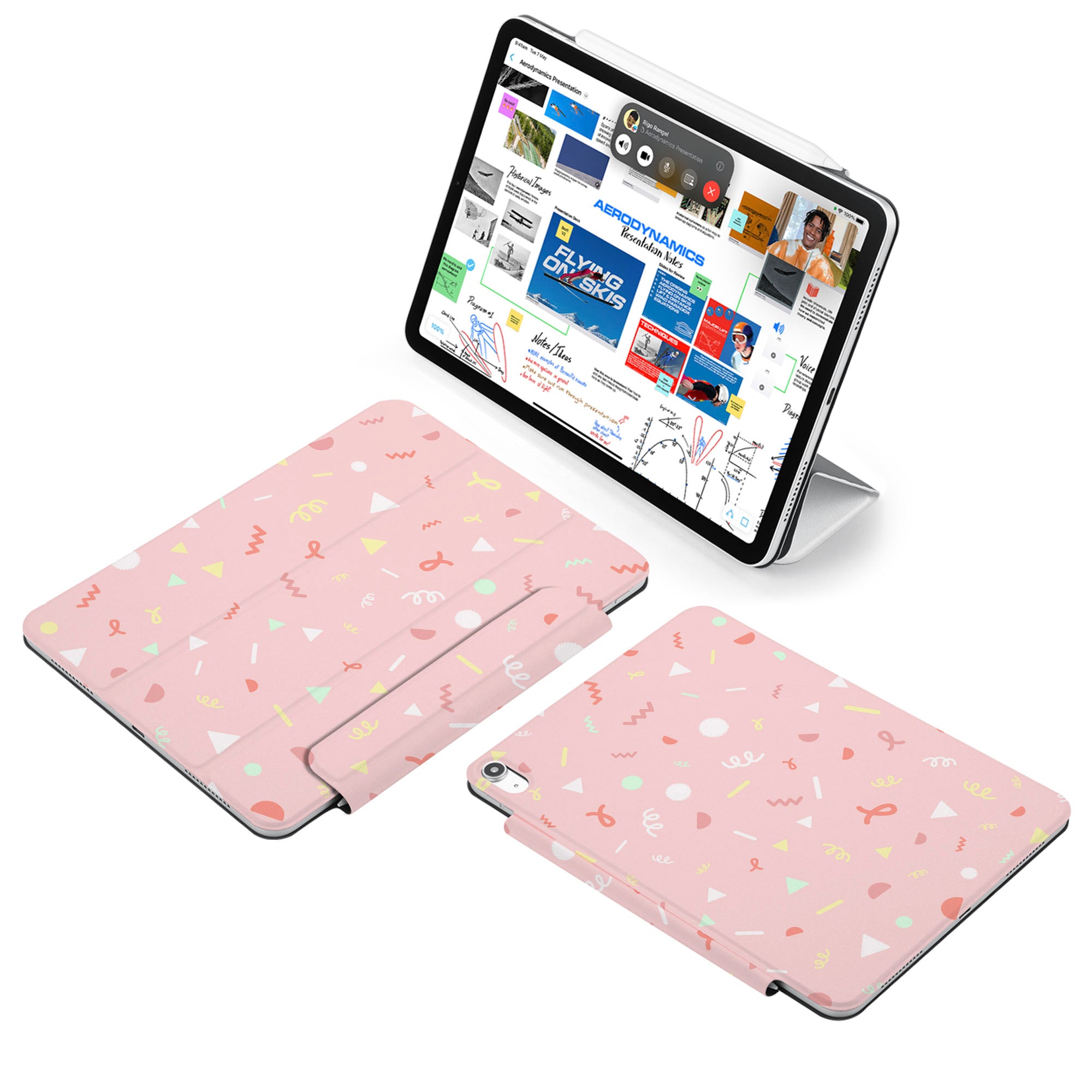 SlimFit iPad Case - Ultra Thin Lightweight Protective Cover for iPad Air/Pro (Multiple Models) | Perfect for Travel, Work & Baby-Friendly Use