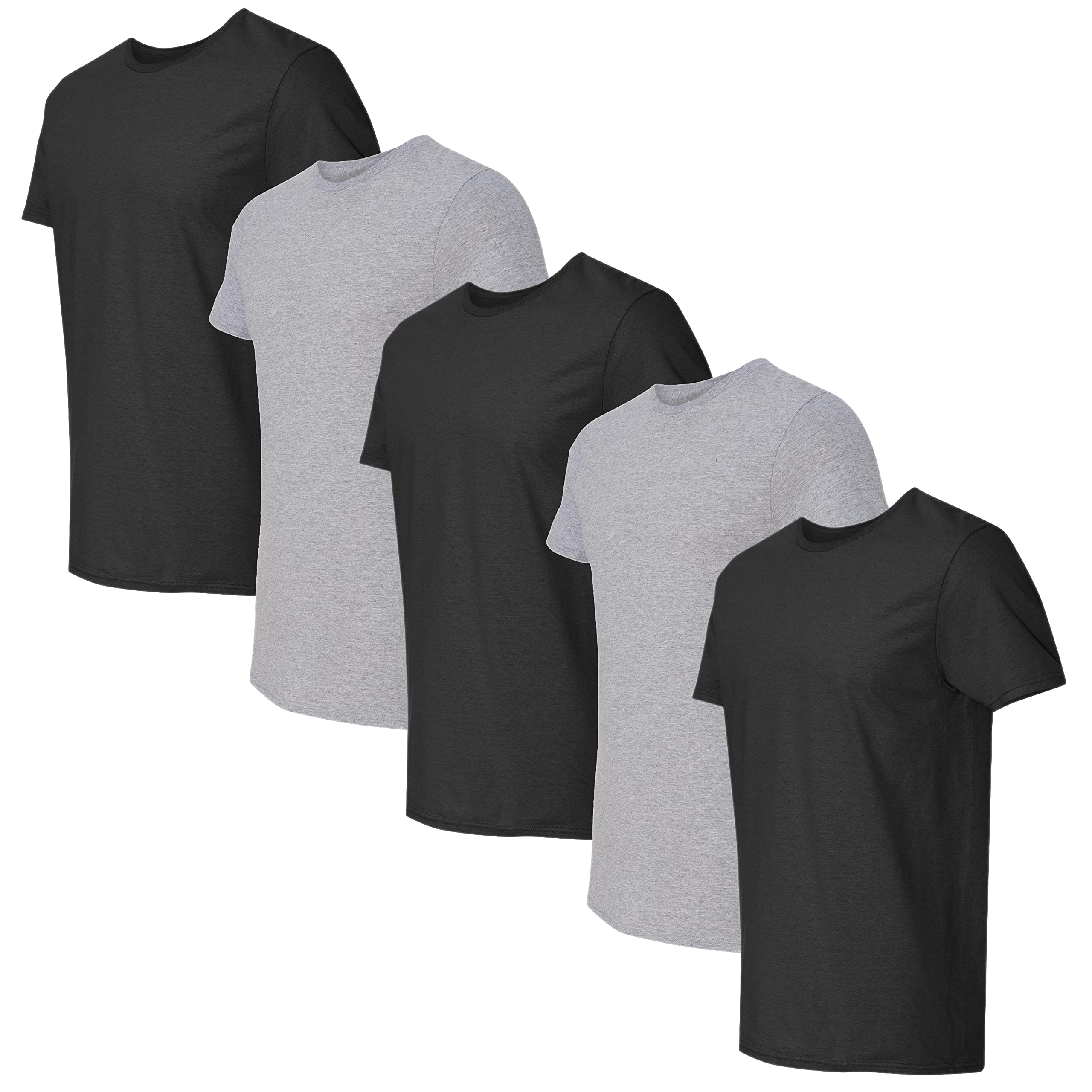 Fruit of the Loom Men's Comfort Fit Crew Neck T-Shirts 6-Pack - Soft Cotton Basic Tees for Casual Wear, Gym & Everyday Use
