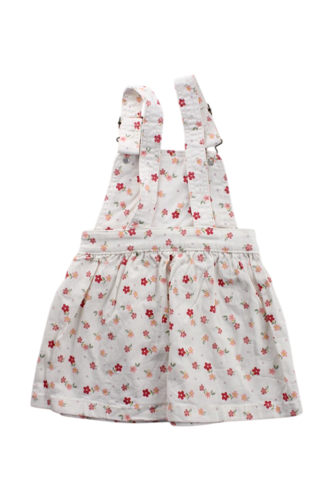 Anko Floral Overalls Dress for Toddlers Girls 4T - Cute & Comfortable Playwear for Spring & Summer Outings